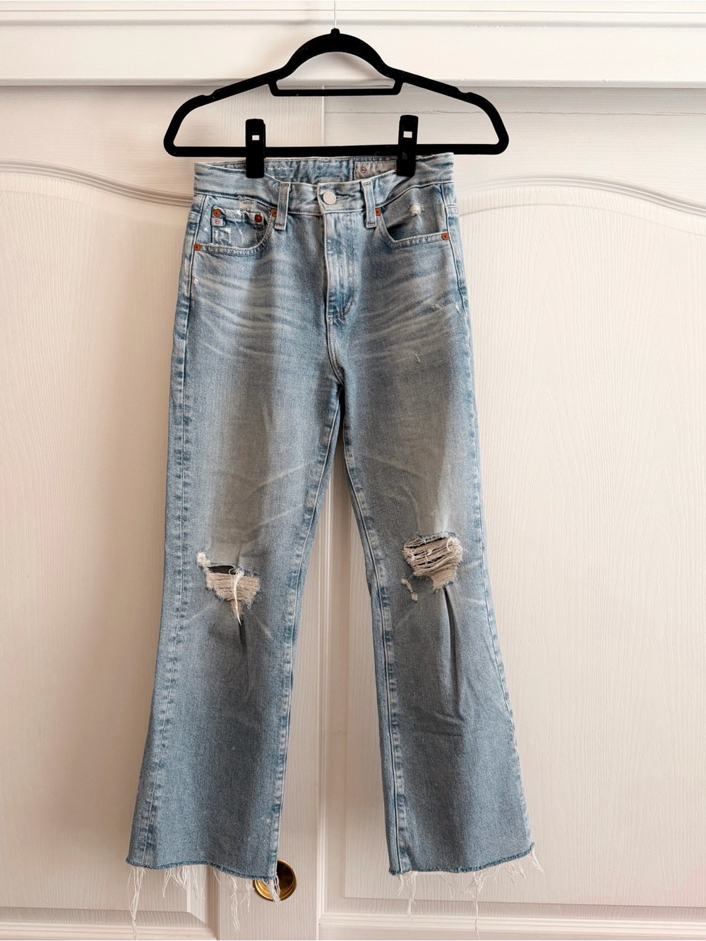 AG Denim Kinsley High Rise Pop Crop